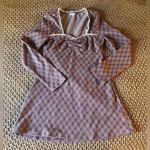 Le Lis plaid mini dress